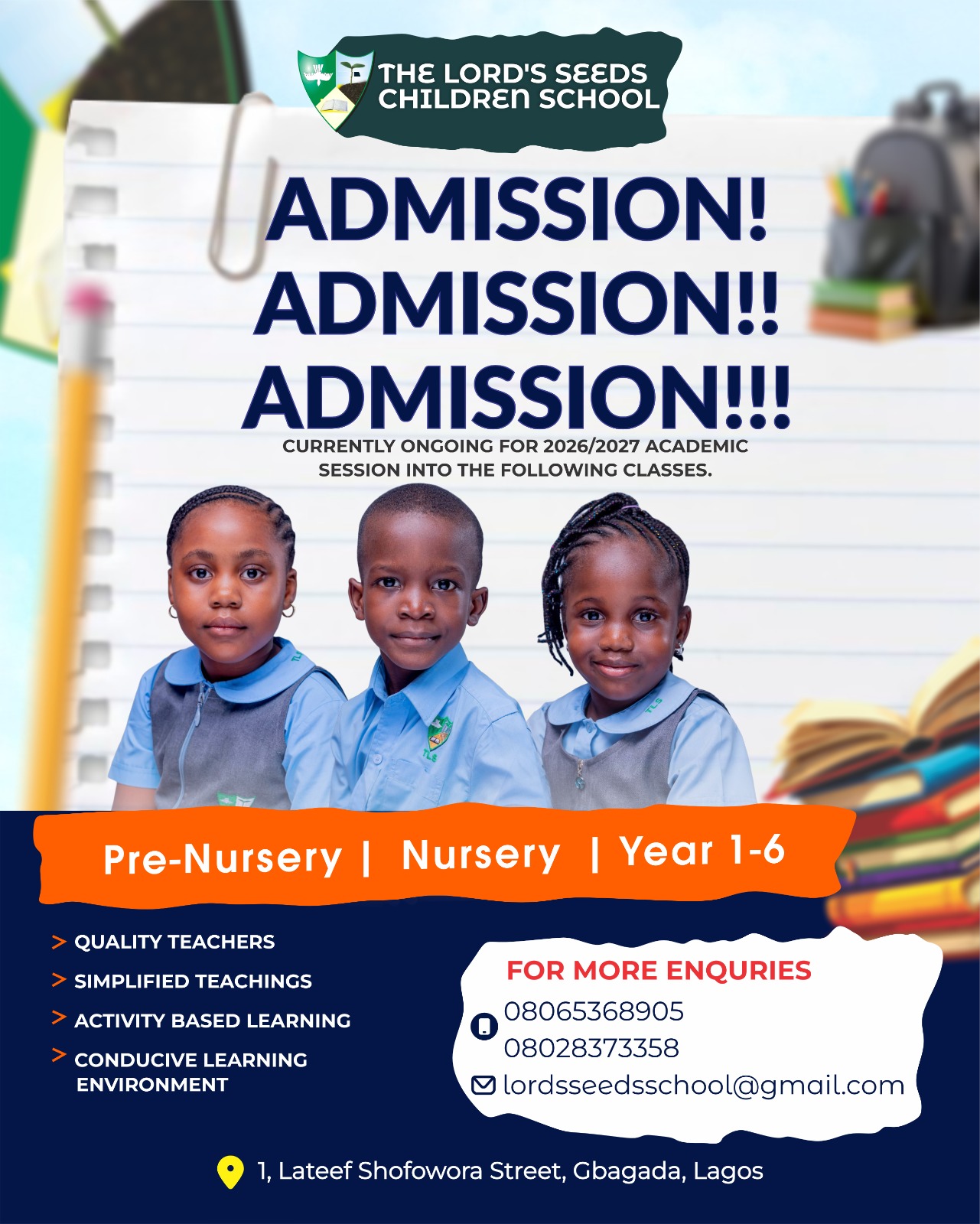 TLS Admissions 2026/2027